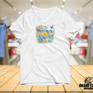 Edición Especial Bordada. Bandera Argentina