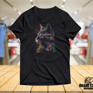 Edición especial bordada. gato en pespunte